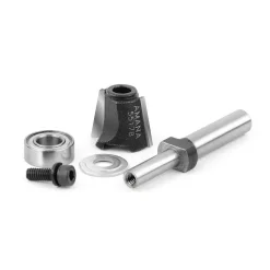 5/8" Dia, 1/2" LOC, 2 Flute Carbide-Tipped Edge Profile Bevel Trim Router Bit