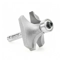 1-1/2" Dia, 3/4" LOC, 2 Flute Carbide-Tipped Edge Profile Round-Over Router Bit