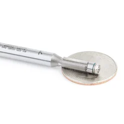 3/16" Dia, 7/16" LOC, 2 Flute Carbide-Tipped Edge Profile Flush Trim Router Bit