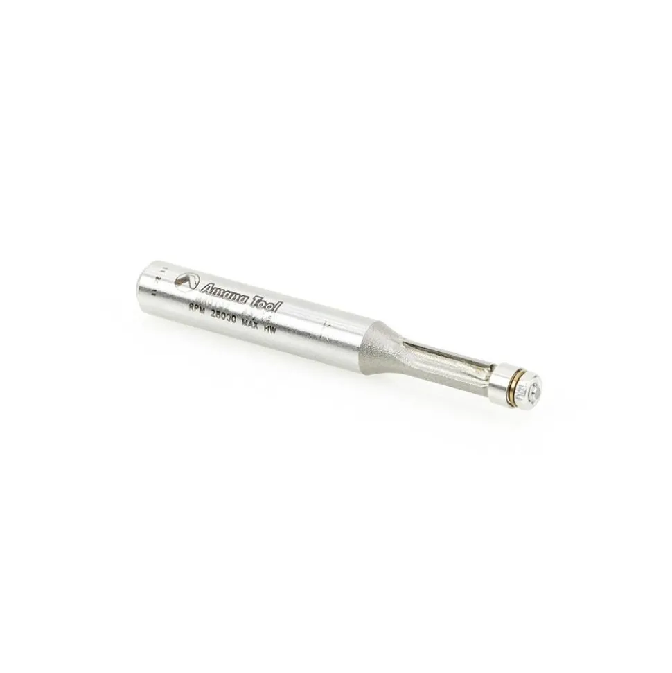 3/16" Dia, 7/16" LOC, 2 Flute Carbide-Tipped Edge Profile Flush Trim Router Bit