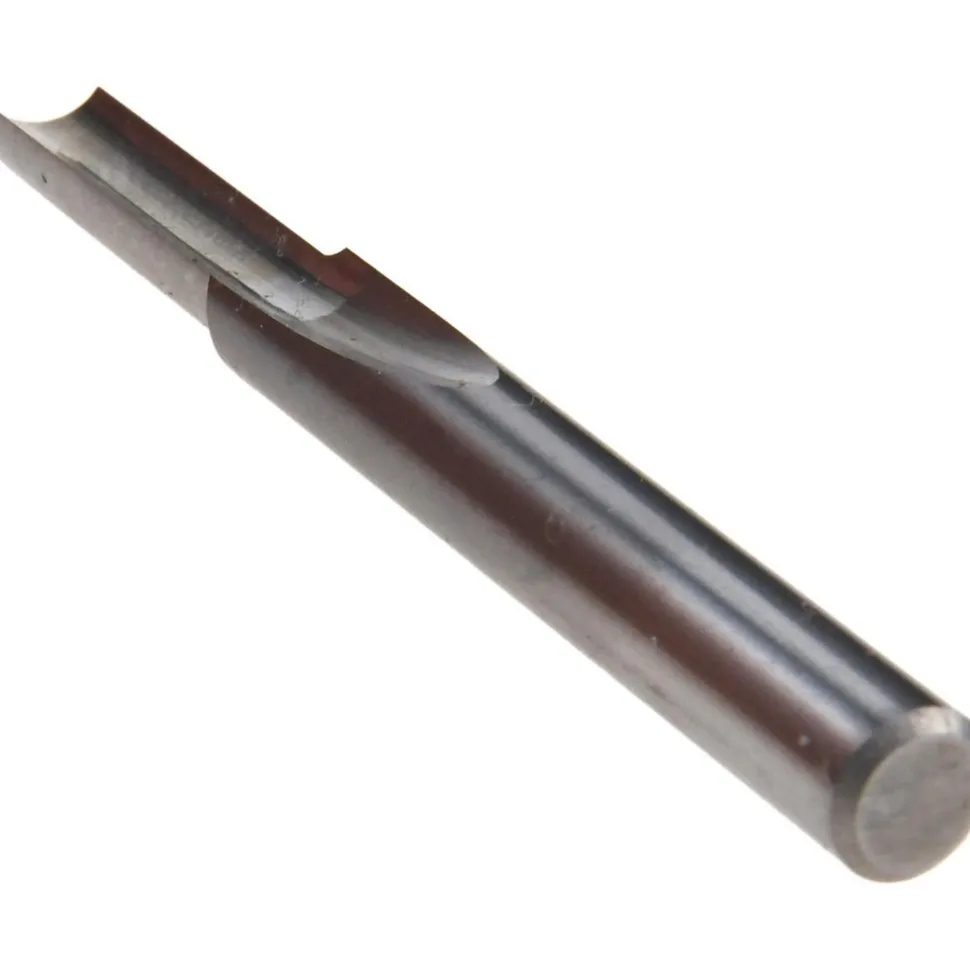 1/4" Dia, 3/4" LOC, 1 Flute Square End Single Edge Router Bit
