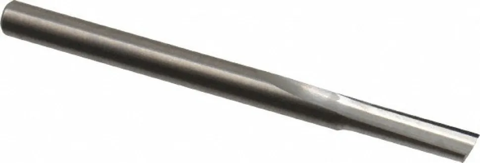3/16" Dia, 5/8" LOC, 1 Flute Square End Single Edge Router Bit