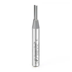 1/8" Dia, 7/16" LOC, 2 Flute Straight Plunge Router Bit
