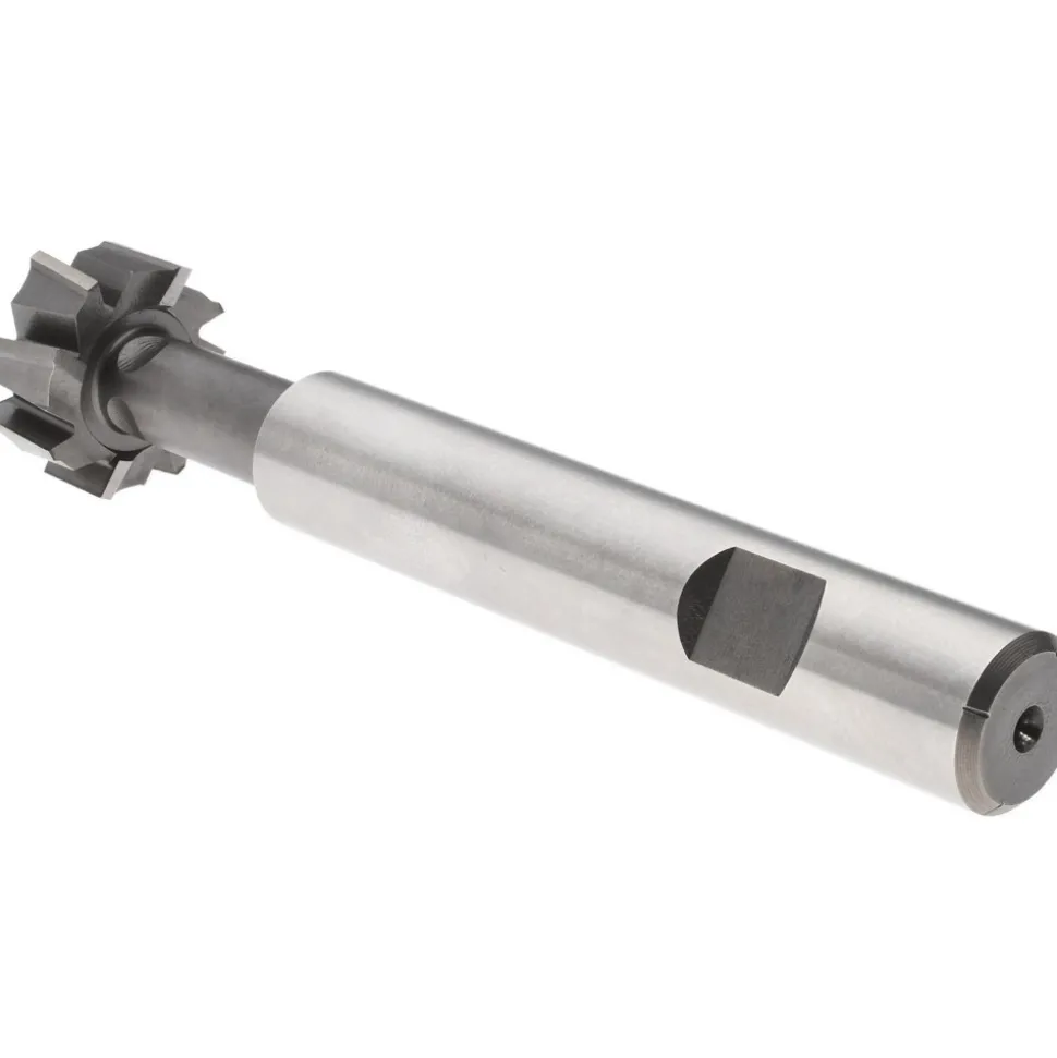 1" Dia, 1/2" Wide, High Speed Steel T-Slot Cutter