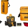 800' (Exterior) Measuring Range, 1/4" at 100' Accuracy, Manual-Leveling Rotary Laser