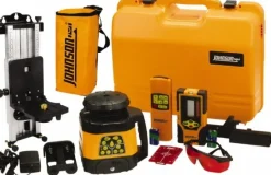 1,500' (Exterior) Measuring Range, 1/8" at 100' Accuracy, Self-Leveling Rotary Laser