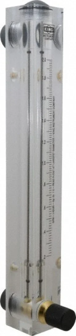 1/2" F Port Block Style Panel Mount Flowmeter