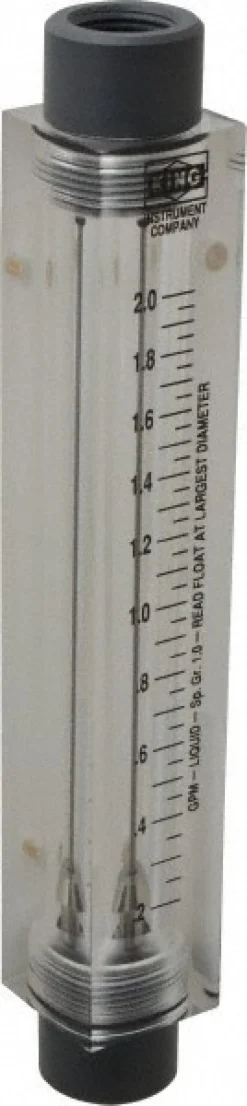 1/2" FNPT Port Block Style, Inline Flowmeter