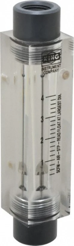 1/2" FNPT Port Block Style, Inline Flowmeter