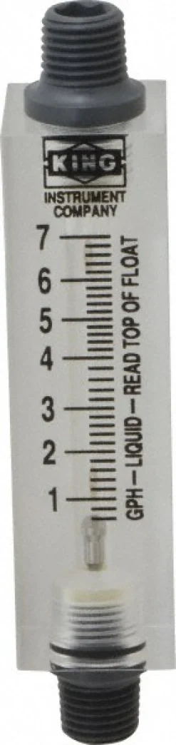 1/4" FNPT Port Block Style, Inline Flowmeter