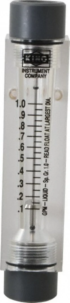 1/2" FNPT Port Block Style, Inline Flowmeter