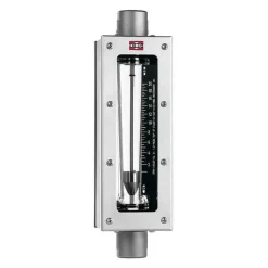 1" FNPT Port Glass Tube/Stainless Case Flowmeter