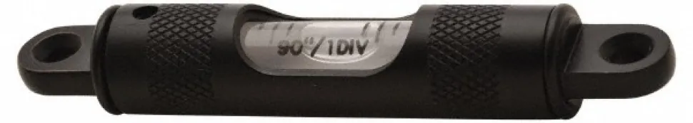 3-13/32 Inch Long, Horizontal, Brass Tubular and Pocket Level