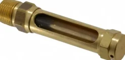 1-7/8 Inch Long Sight, 3/8 Inch Thread Size, Buna-N Seal Straight to Male Thread, Vented Oil-Level Indicators and Gauge