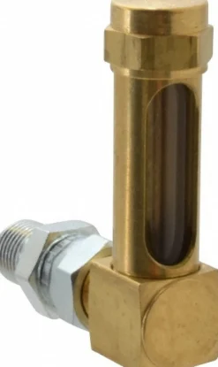 1-3/8 Inch Long Sight, 1/4 Inch Thread Size, Buna-N Seal Union Coupling, Vented Oil-Level Indicators and Gauge