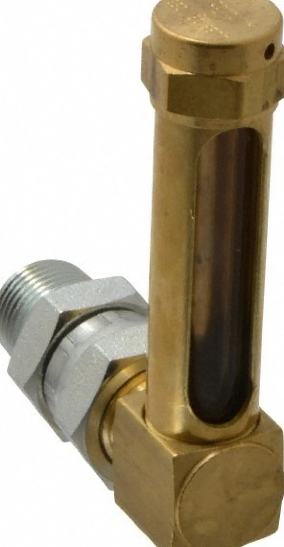 1-7/8 Inch Long Sight, 3/8 Inch Thread Size, Buna-N Seal Union Coupling, Vented Oil-Level Indicators and Gauge