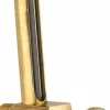 2-3/4 Inch Long Sight, 1/4 Inch Thread Size, Buna-N Seal Short Elbow With Drain, Vented Oil-Level Indicators and Gauge