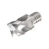 5/8" Mill Dia, 0.39" LOC, 13/16" OAL, 3 Flute Square End Mill Head