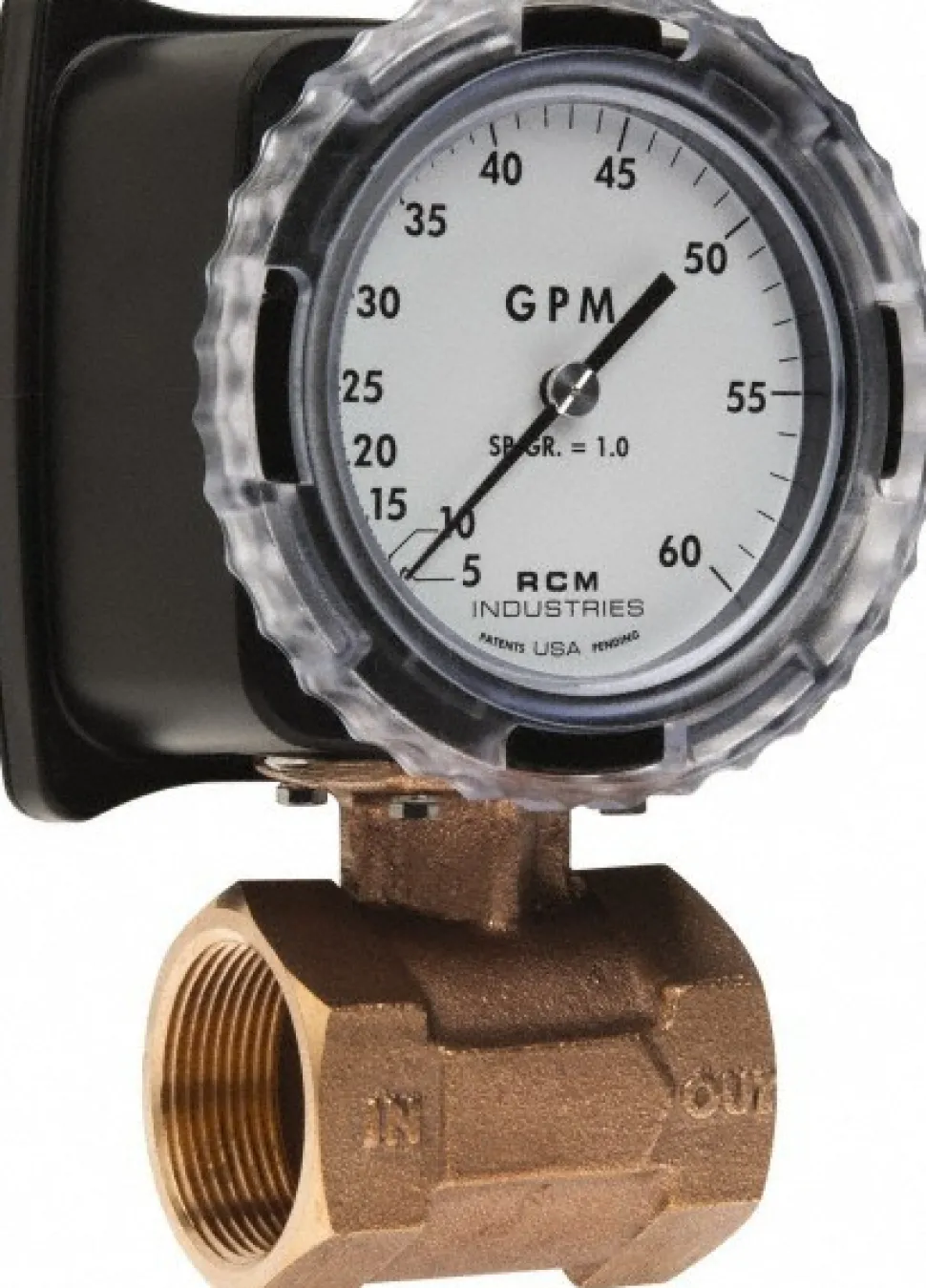 1-1/2" NPT Port RCM Industries Flo-Gage Flowmeter