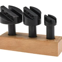 3 Piece, 1/2" Shank Dia, 3/4" to 1-1/2" Max Head Dia, Straight Shank, Fly Cutter Set