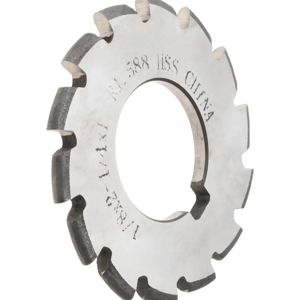 1/16" Radius, 2-1/4" Dia, 12 Teeth, Arbor Connection, High Speed Steel Convex Radius Cutter