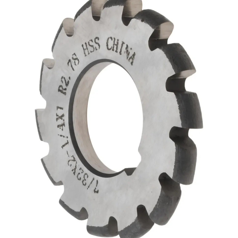 7/64" Radius, 2-1/4" Dia, 12 Teeth, Arbor Connection, High Speed Steel Convex Radius Cutter