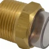 2" Sight Dia, 1" Thread, 1-11/16" OAL, Viewport Sight Glass & Flow Sight