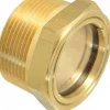2" Sight Dia, 1-1/2" Thread, 1-11/32" OAL, Viewport Sight Glass & Flow Sight