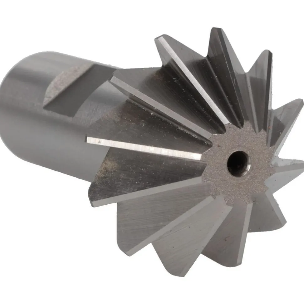1-1/2 x 1/2" 45° 12-Tooth High Speed Steel Single-Angle Cutter