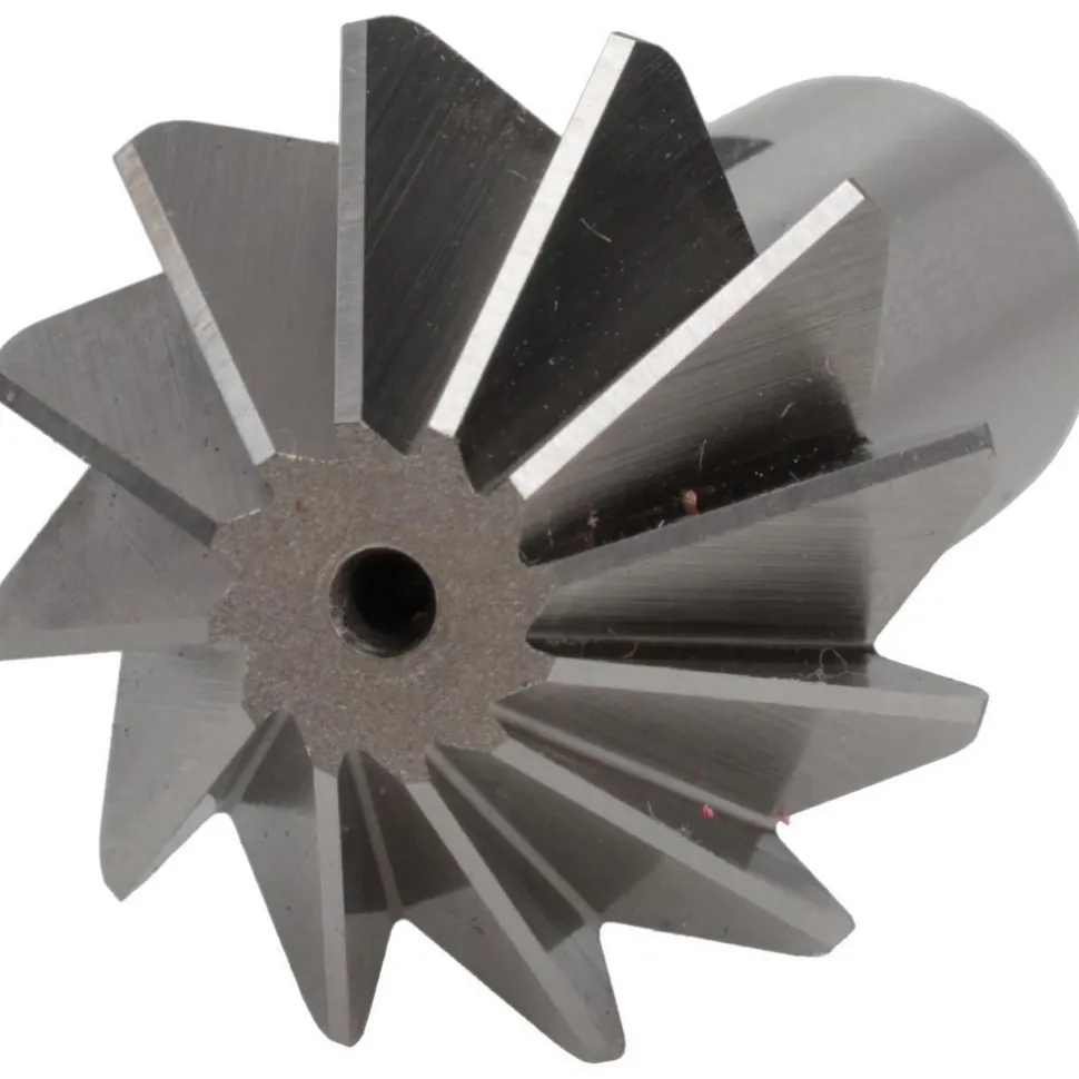 1-1/2 x 1/2" 45° 12-Tooth High Speed Steel Single-Angle Cutter