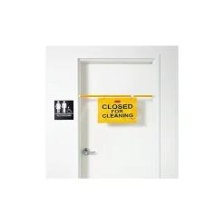 Accident Prevention Sign: Rectangle, CLOSED FOR CLEANING