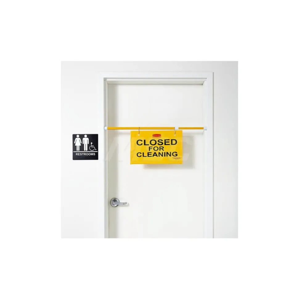 Accident Prevention Sign: Rectangle, CLOSED FOR CLEANING