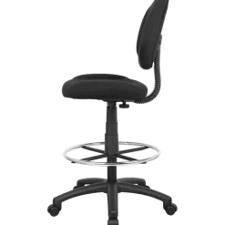 Adjustable Drafting Chair with Foot Ring: 25-1/2 to 30-1/2" Seat Height, 17 x 18-1/2" Seat
