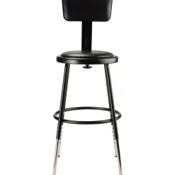 Adjustable Height Stool: Vinyl, 14