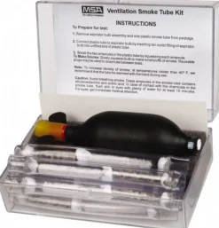 Air Current Testers: Type: Smoke Ventilation Test Kit; Applications: Ventilation Direction and Flow Patterns; Description: Ventilation Smoke Kit