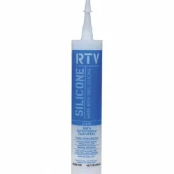All Purpose RTV Silicone Sealant, Clear, 10 fl. oz., Smooth