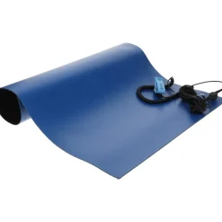 Anti-Static Table Mat: Static Dissipative, Rubber, 5' Long x 2' Wide