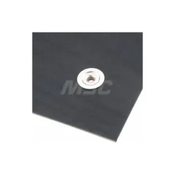 Anti-Static Table Mat: Static Dissipative, Rubber, 4' Long x 2' Wide