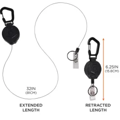 Badge Holders: Material: Vinyl; Horizontal/Vertical Holder: Vertical