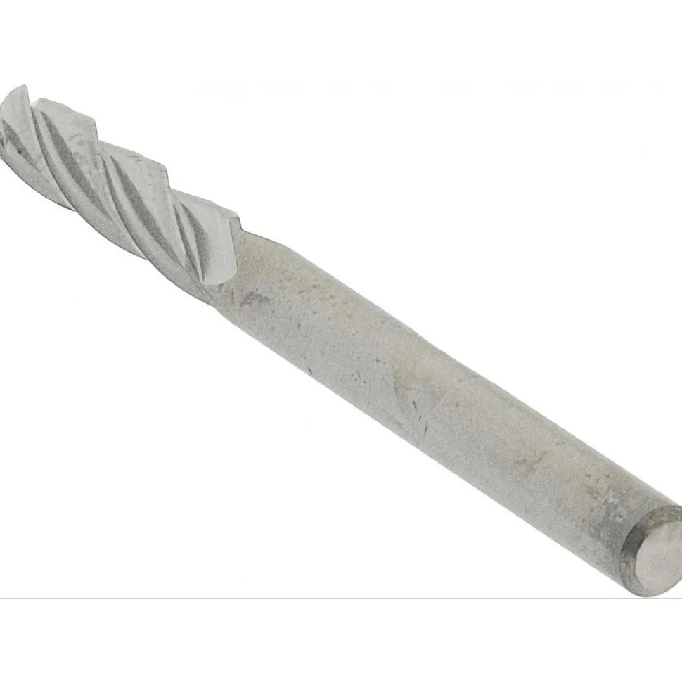Ball End Mill: 1/8" Dia, 1/2" LOC, 4 Flute, Solid Carbide