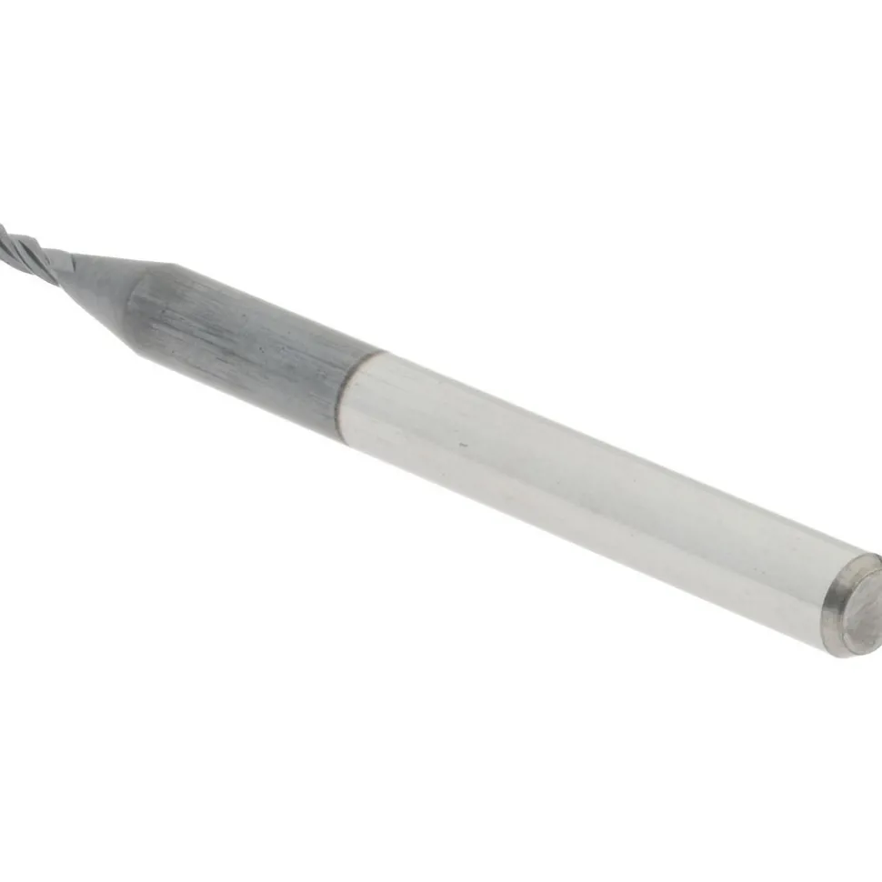 Ball End Mill: 3/64" Dia, 9/64" LOC, 4 Flute, Solid Carbide