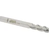 Ball End Mill: 1/4" Dia, 3/4" LOC, 3 Flute, Solid Carbide