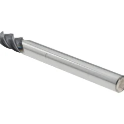 Ball End Mill: 1/4" Dia, 1/2" LOC, 4 Flute, Solid Carbide