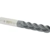 Ball End Mill: 1/2" Dia, 2" LOC, 4 Flute, Solid Carbide