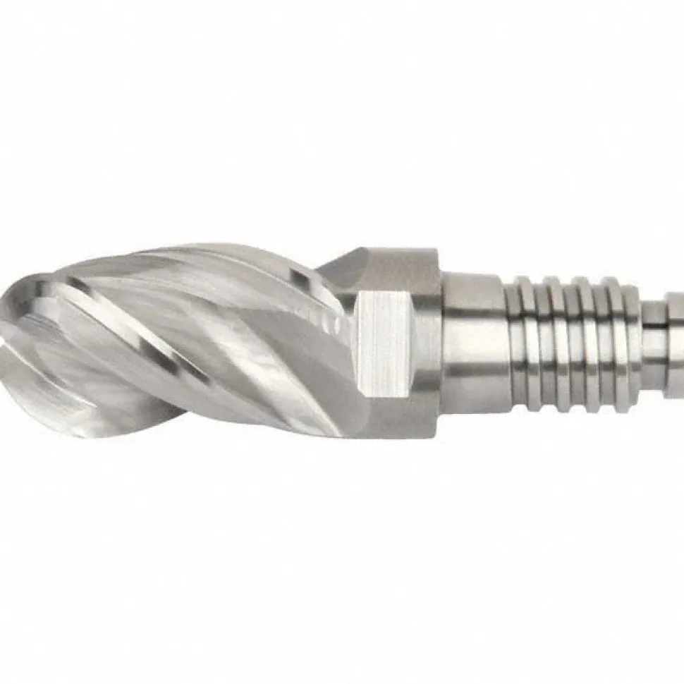 Ball End Mill Heads: Mill Diameter (Decimal Inch): 0.5000; Length of Cut (Inch): 3/4