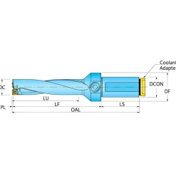 Ball End Mill Heads: Mill Diameter (mm): 9.53; Mill Diameter (Decimal Inch): 0.3750; Length of Cut (mm): 8.38