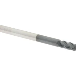 Ball End Mill: 1/8" Dia, 1/4" LOC, 4 Flute, Solid Carbide