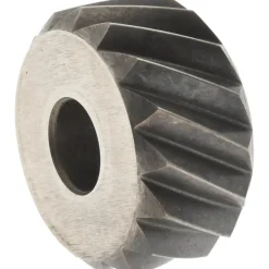Beveled Face Knurl Wheel: 3/4" Dia, 90 ° Tooth Angle, 8 TPI, Diagonal, Cobalt
