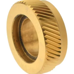 Beveled Face Knurl Wheel: 1" Dia, 90 ° Tooth Angle, 20 TPI, Diagonal, High Speed Steel