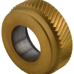 Beveled Face Knurl Wheel: 1" Dia, 90 ° Tooth Angle, 20 TPI, Diagonal, High Speed Steel